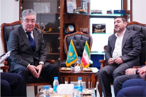 دیدار سفیر قزاقستان در تهران با مدیرعامل سازمان بنادر/ پیشنهاد ایجاد خط کشتیرانی منظم و مشترک بین ایران و قزاقستان در خزر