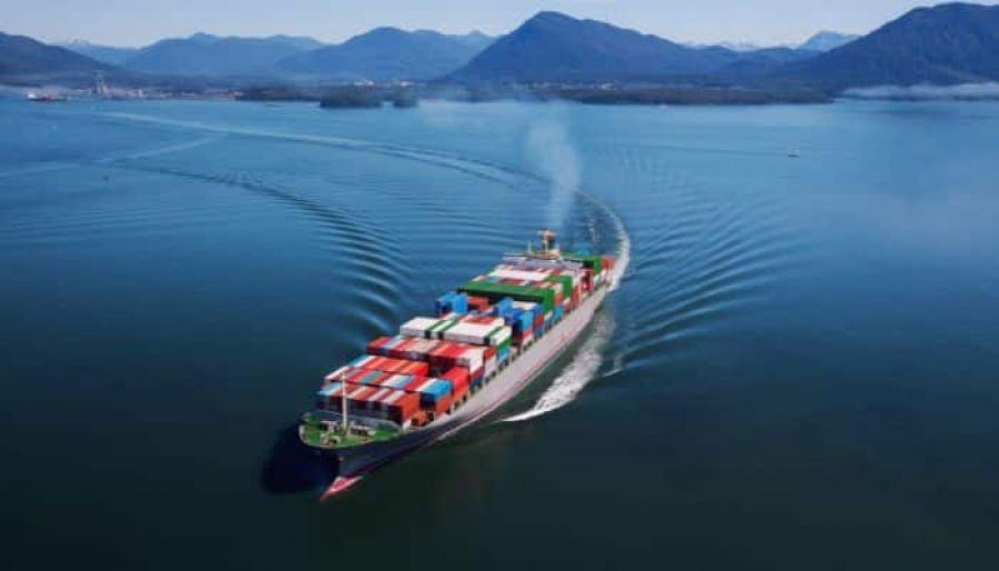 South Korea Launches 1st Container Ship Built for Autonomous Operations